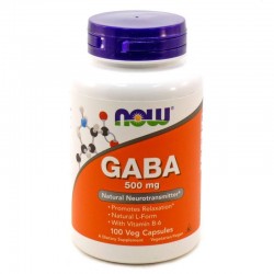 NOW Foods GABA 500 мг + B6