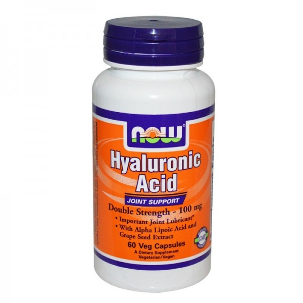 NOW Foods Hyaluronic Acid подпомага хрущялите