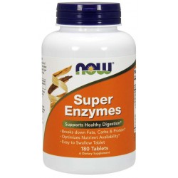 NOW Foods Super Enzymes - 180 таблетки