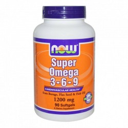 NOW Foods SUPER Omega 3-6-9 1200 мг en