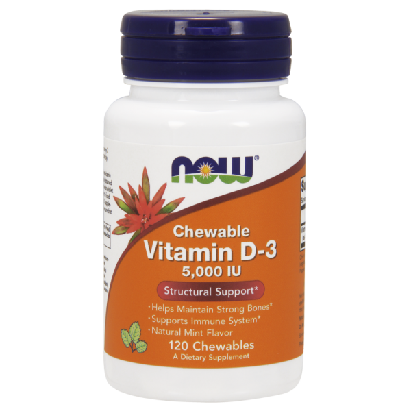 Vitamin D-3 5000 IU регулира нивото на калций