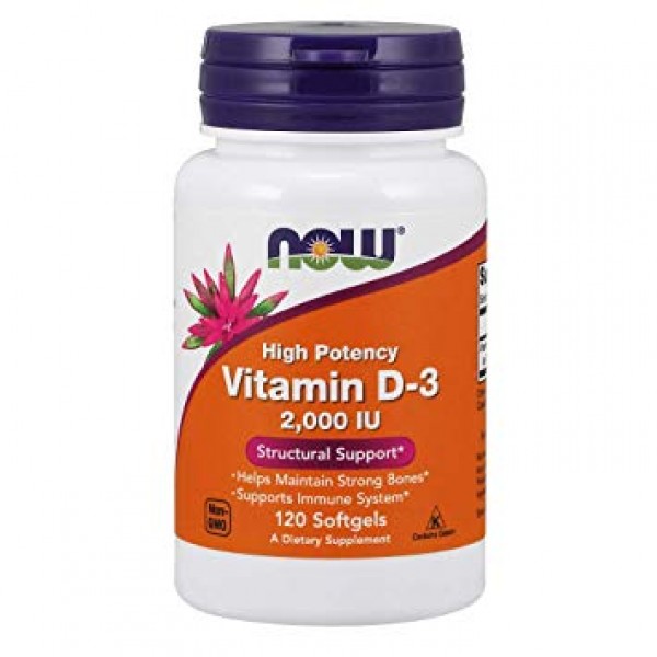 Vitamin D-3 2000 IU  регулира нивото на калций