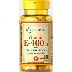 Puritan's Pride Vitamin E 400 iu selen 50mcg