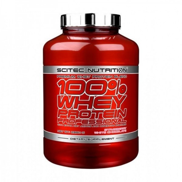 SCITEC Nutrition 100% Whey Professional суроватъчен протеин за мускулна маса